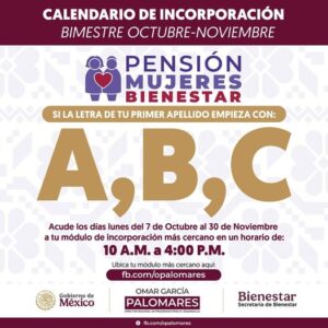 INICIA PROGRAMA DE INSCRIPCION A PENSION MUJERES 60-64 AÑOS…