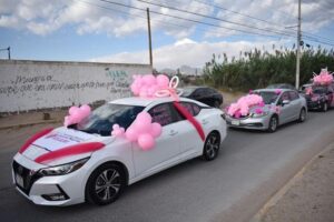 PARTICIPA CEJUM EN DESFILE DE VEHICULOS ALEGORICOS,EN CONMEMORACION AL ‘DIA MUNDIAL DE LA LUCHA CONTRA EL CANCER DE MAMA’