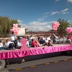 REALIZAN CARAVANA DE CONCIENTIZACION DE LA LUCHA CONTRA CANCER DE MAMA