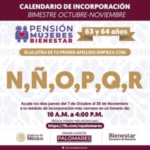 CONTINUA REGISTRO AL PROGRAMA DE PENSION DEL BIENESTAR