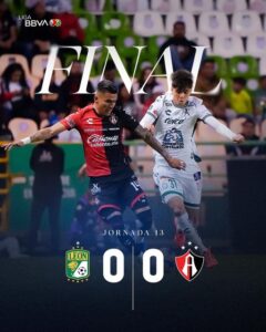 LEÓN Y ATLAS EMPATAN SIN GOLES