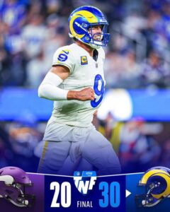 RAMS VENCEN A LOS VIKINGS EN EL THURSDAY NIGHT