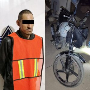 DETIENEN A MOTOCICLISTA POR EL DELITO DE ELABORACION,ALTERACION Y USO INDEBIDO DE DOCUMENTOS