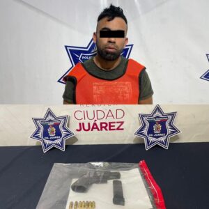 ARRESTAN A SUJETO EN POSESION DE UN ARMA DE FUEGO