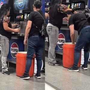 COMPRADORAS DE COSTCO LLENAN TERMO CON SODAS