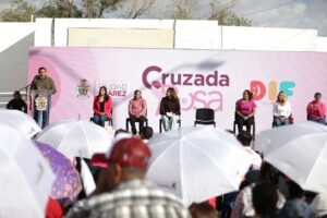 ENCABEZA PRESIDENTE MUNICIPAL QUINTA EDICION DE CRUZADA ROSA