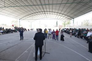 ENTREGA ALCALDE OBRAS DE REHABILITACION EN LA ESC.PRIM.MIGUEL HIDALGO Y COSTILLA