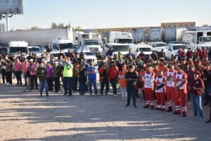 CUARTA CRUZADA POR LA ENTRADA DE JUAREZ UNA A CIENTOS DE JUARENSES