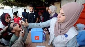 APLAZAN TERCERA FASE DE VACUNACION CONTRA POLIO EN GAZA