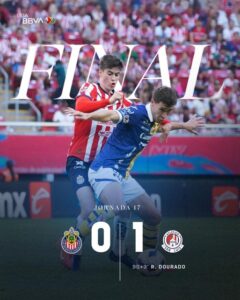 CHIVAS CAE ANTE ATLÉTICO DE SAN LUIS