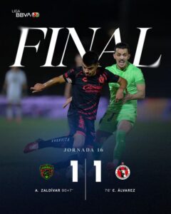 BRAVOS LE ARREBATÓ LA VICTORIA A XOLOS EN LOS ÚLTIMOS MINUTOS