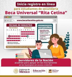 BECA PARA ALUMNOS DE SECUNDARIA ESTARA ABIERTA HASTA EL 18 DE DICIEMBRE